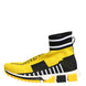 Dolce & Gabbana Κίτρινα Μαύρα Παπούτσια Sneakers Sorrento Socks