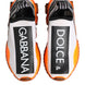 Dolce & Gabbana White Sorrento Slip On Low Top Sneakers Shoes