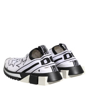 Dolce & Gabbana White Stars Sorrento Low Top Sneakers Shoes