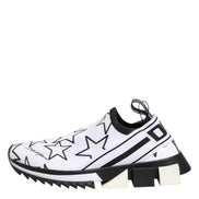 Dolce & Gabbana White Stars Sorrento Low Top Sneakers Shoes