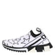 Dolce & Gabbana White Stars Sorrento Low Top Sneakers Shoes