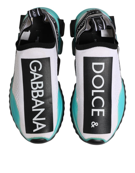 Dolce & Gabbana White Sorrento Slip On Low Top Sneakers Shoes