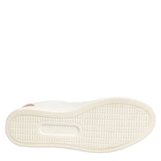 Dolce & Gabbana White Pink Leather Low Top Sneakers Shoes