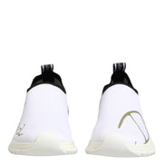 Dolce & Gabbana White Black Low Top Sorrento Sneakers Shoes