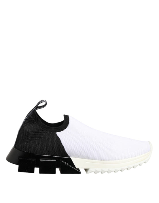 Dolce & Gabbana Λευκά Μαύρα Sneakers Παπούτσια Sorrento Χαμηλά