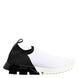 Dolce & Gabbana White Black Low Top Sorrento Sneakers Shoes