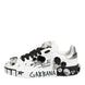Dolce & Gabbana Λευκά Αθλητικά Παπούτσια Portofino Crystal