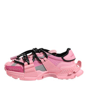 Dolce & Gabbana Pink Low Top Space Women Sneakers Shoes