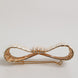 Dolce & Gabbana Gold Tone Brass Bow Crystal Faux Pearl Embellished Brooch