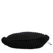 Dolce & Gabbana Black Cashmere Knitted Leather Shoulder Women Borse Bag