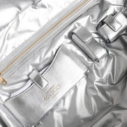 Dolce & Gabbana Silver Quilted Filled Crossbody Shoulder Bag SICILY Bag
