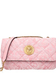 Versace Pink Fabric Shoulder Bag