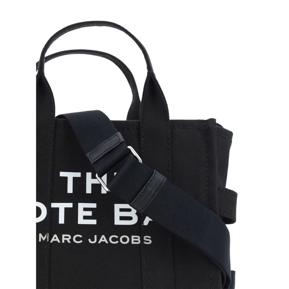 Μαύρη βαμβακερή τσάντα Marc Jacobs