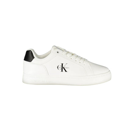 Γυναικεία Αθλητικά Παπούτσια Calvin Klein Bianco Πολυουρεθάνη