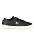 Tommy Hilfiger Black Polyurethane Women Sneaker