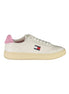 Tommy Hilfiger Bianco Polyurethane Women Sneaker