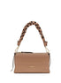 Coccinelle Beige Calf Leather Bos Taurus Shoulder Bag