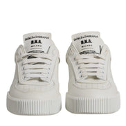Dolce & Gabbana White Miami Leather Low Top Sneakers Shoes