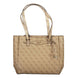 Guess Jeans Beige Polyurethane Women Handbag
