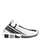 Dolce & Gabbana Black White Slip On Sorrento Sneakers Shoes