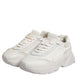Dolce & Gabbana White Daymaster Low Top Sneaker Shoes