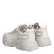 Dolce & Gabbana White Daymaster Low Top Sneaker Shoes