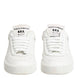 Dolce & Gabbana White Miami Leather Low Top Sneakers Shoes