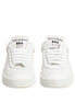 Dolce & Gabbana White Miami Leather Low Top Sneakers Shoes