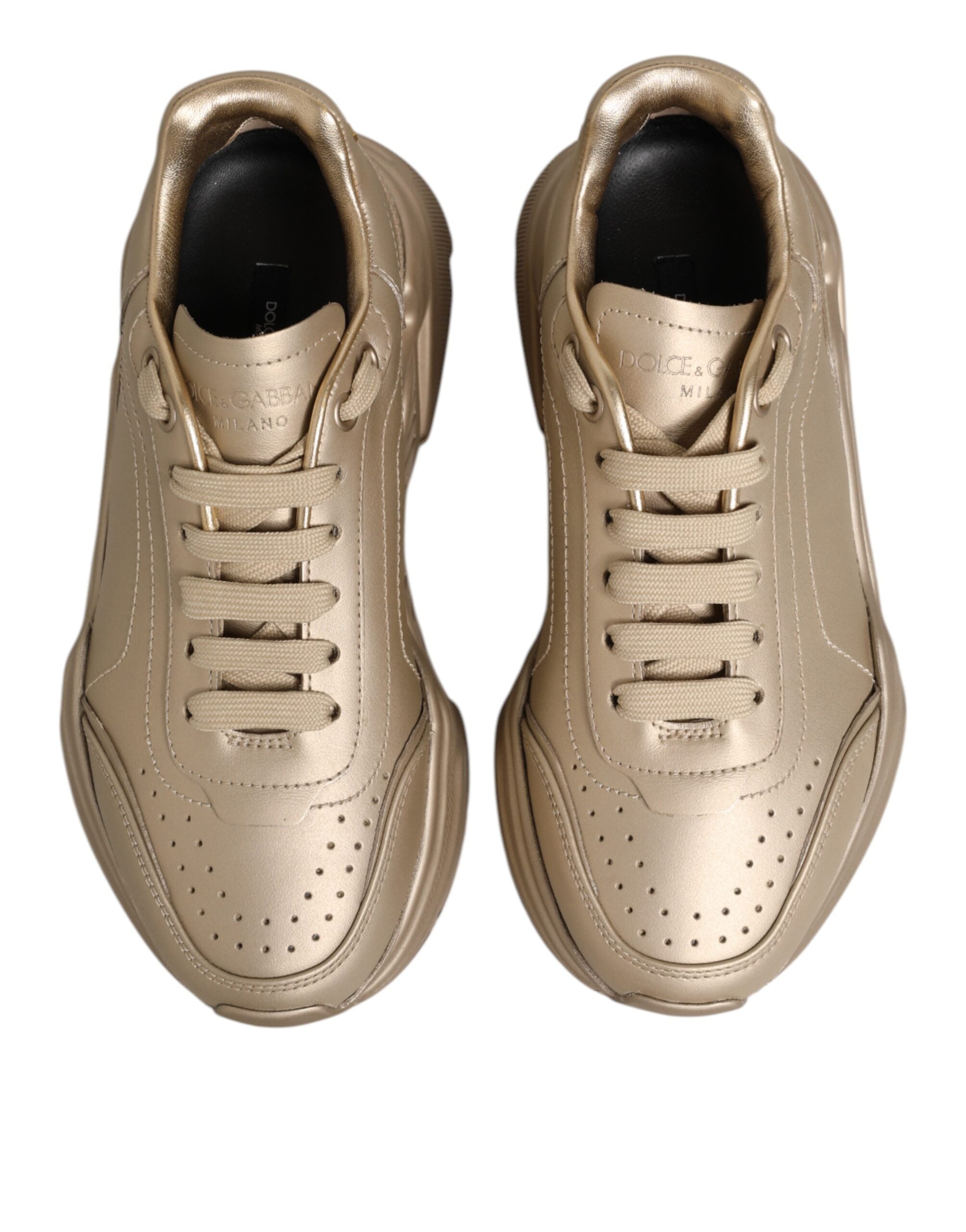Γυναικεία Αθλητικά Παπούτσια Dolce & Gabbana Gold Leather Daymaster