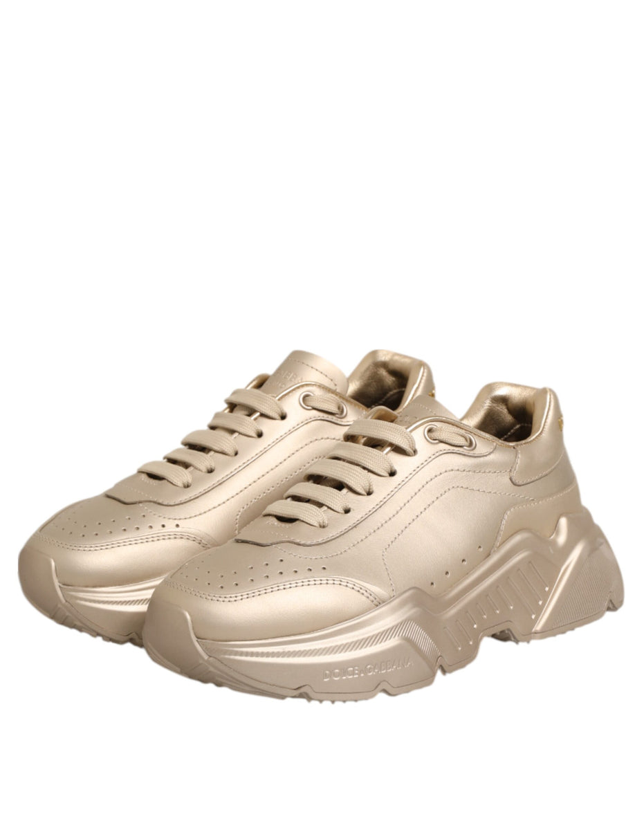 Γυναικεία Αθλητικά Παπούτσια Dolce & Gabbana Gold Leather Daymaster