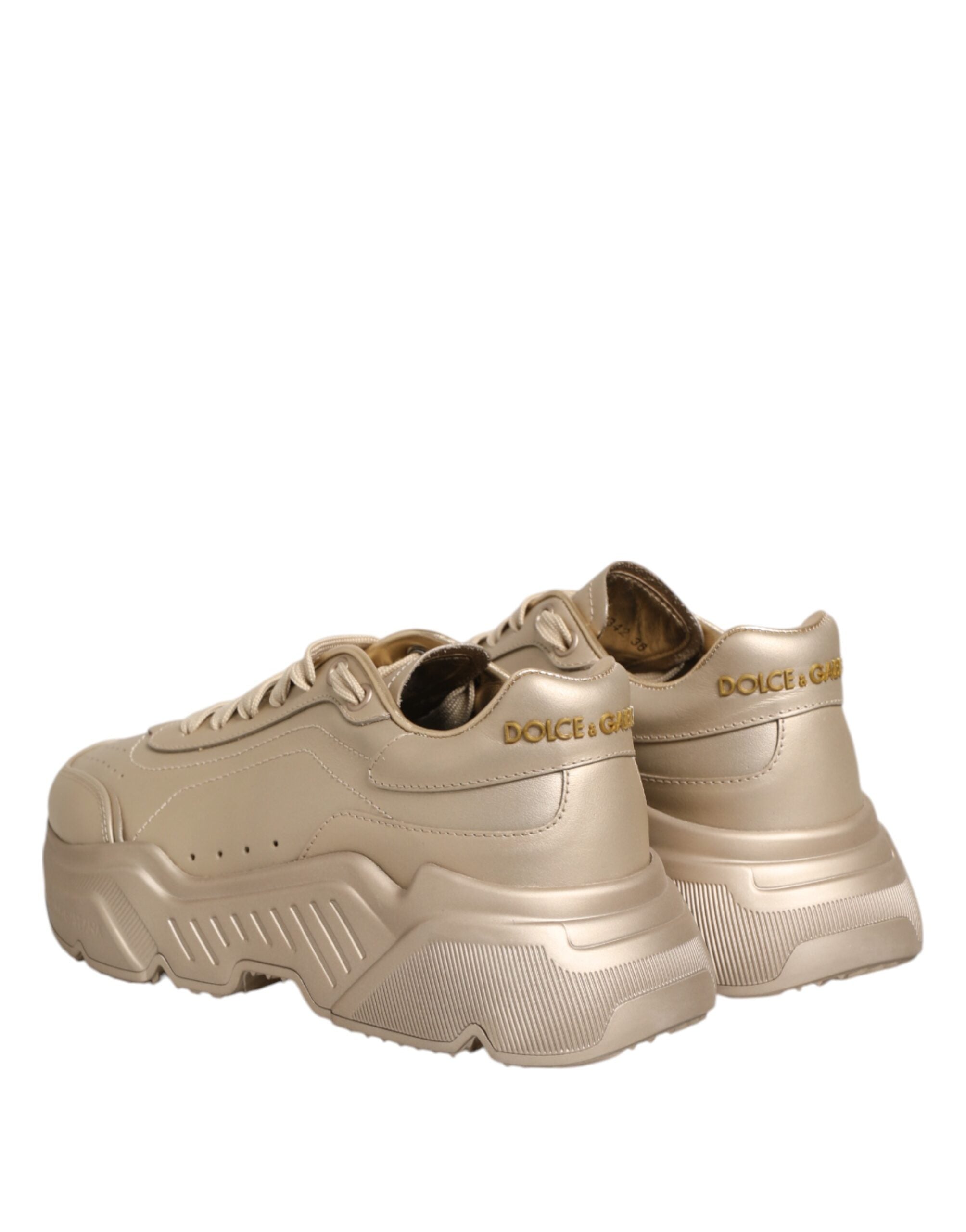 Γυναικεία Αθλητικά Παπούτσια Dolce & Gabbana Gold Leather Daymaster