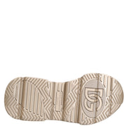 Dolce & Gabbana Gold Leather Daymaster Women Sneaker Shoes