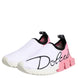 Dolce & Gabbana Λευκά Ροζ Χαμηλά Sneakers Παπούτσια Sorrento
