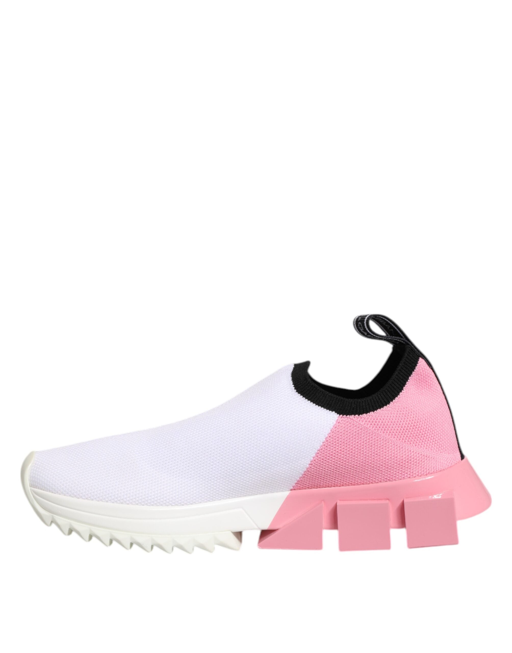 Dolce & Gabbana Λευκά Ροζ Χαμηλά Sneakers Παπούτσια Sorrento