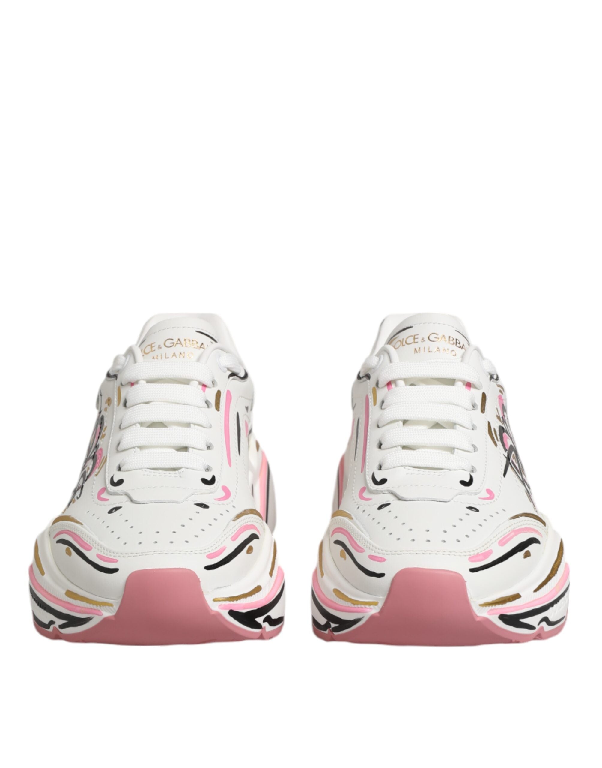 Dolce & Gabbana Πολύχρωμα Χειροποίητα Παπούτσια Sneakers DAYMASTER