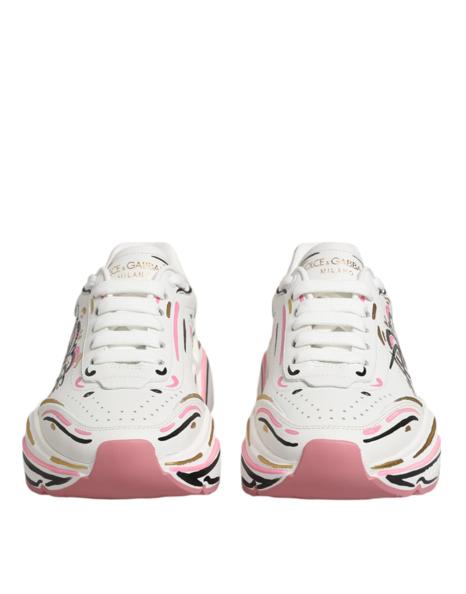 Dolce & Gabbana Πολύχρωμα Χειροποίητα Παπούτσια Sneakers DAYMASTER