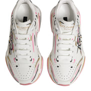 Dolce & Gabbana Multicolor Hand Painted DAYMASTER Sneaker Shoes