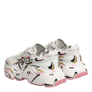 Dolce & Gabbana Multicolor Hand Painted DAYMASTER Sneaker Shoes