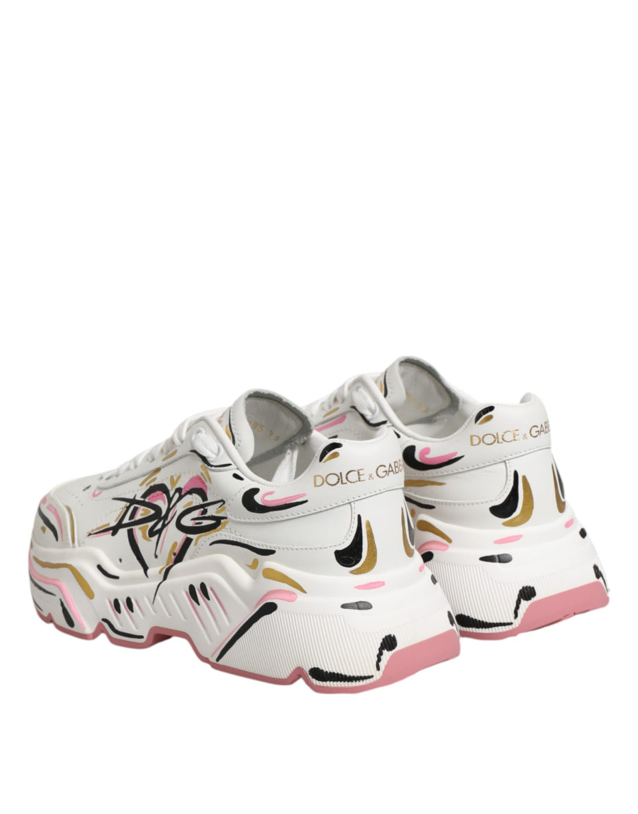 Dolce & Gabbana Πολύχρωμα Χειροποίητα Παπούτσια Sneakers DAYMASTER
