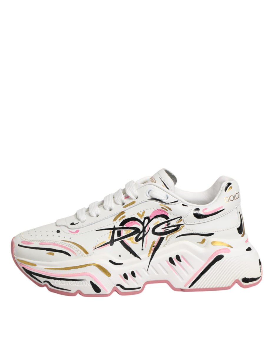 Dolce & Gabbana Πολύχρωμα Χειροποίητα Παπούτσια Sneakers DAYMASTER