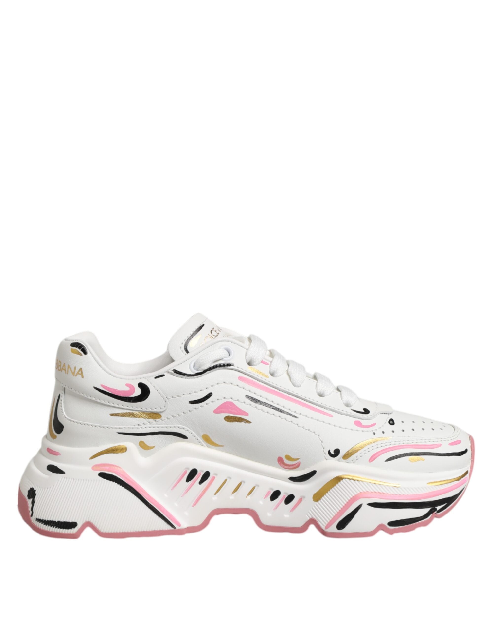 Dolce & Gabbana Πολύχρωμα Χειροποίητα Παπούτσια Sneakers DAYMASTER
