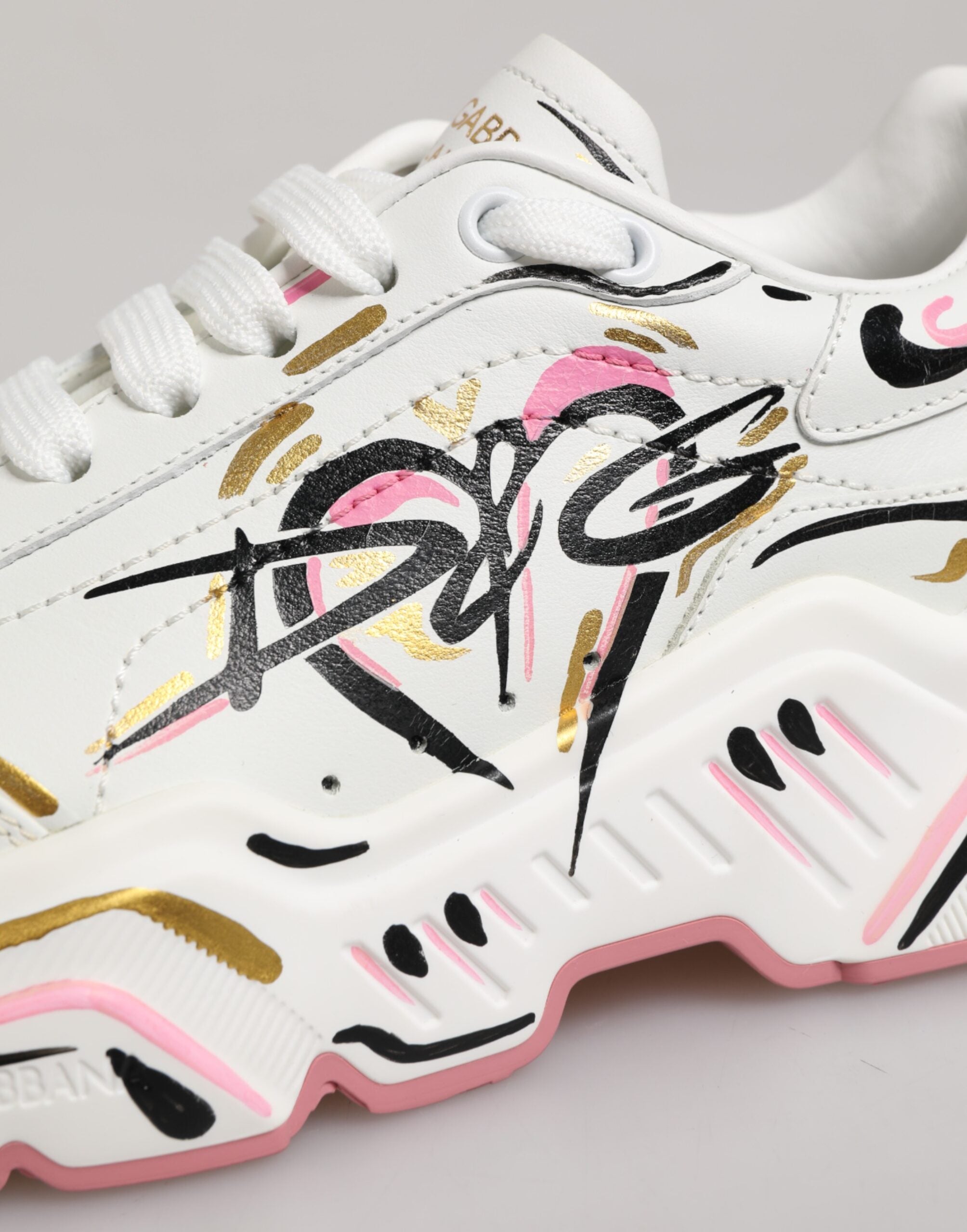 Dolce & Gabbana Πολύχρωμα Χειροποίητα Παπούτσια Sneakers DAYMASTER