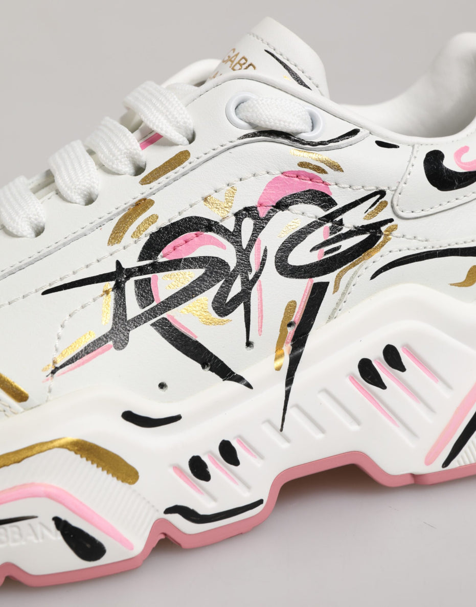 Dolce & Gabbana Πολύχρωμα Χειροποίητα Παπούτσια Sneakers DAYMASTER