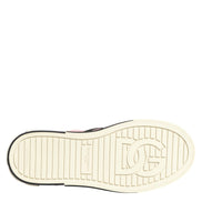 Dolce & Gabbana Pink Quilted Nylon Slip-On Sneaker Shoes