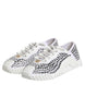 Dolce & Gabbana Λευκά Sneakers NS1 από Καμβά και Δέρμα με Διακοσμητικές Λεπτομέρειες