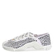 Dolce & Gabbana Λευκά Sneakers NS1 από Καμβά και Δέρμα με Διακοσμητικές Λεπτομέρειες