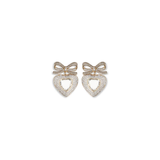 Self-Portrait Gold Brass Earrings