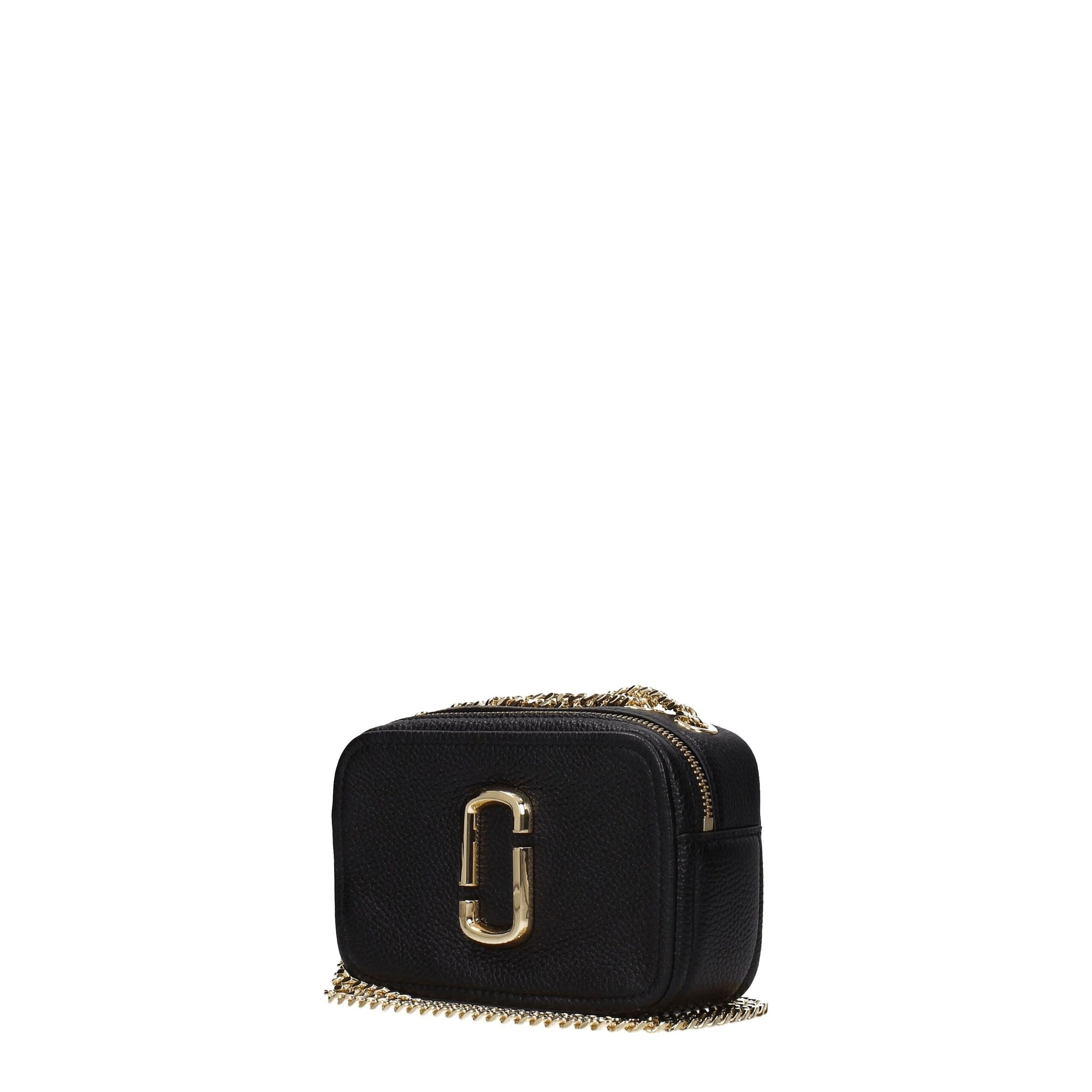 Τσάντα Marc Jacobs μαύρη από δέρμα για χιαστί  