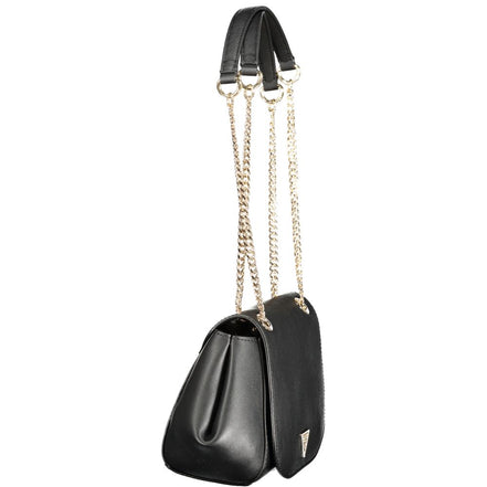 Guess Jeans Nero Poliuretano Women Handbag