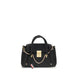 Thom Browne Black Calf Leather Bos Taurus Handbag